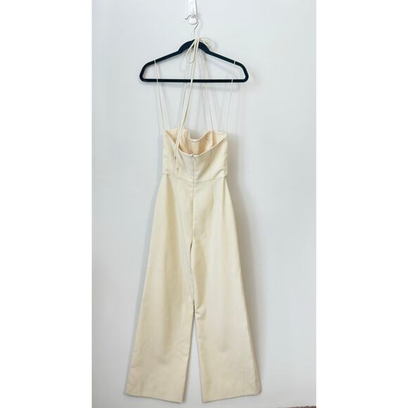 Alexis Rohani Halter Jumpsuit White Size S - Picture 6 of 13